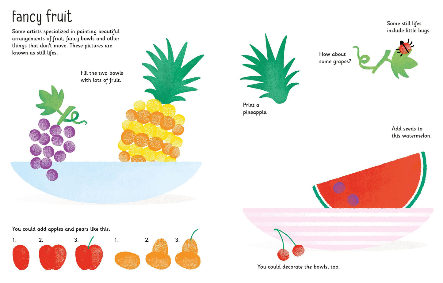 Fingerprint Activities: Art Book for Children