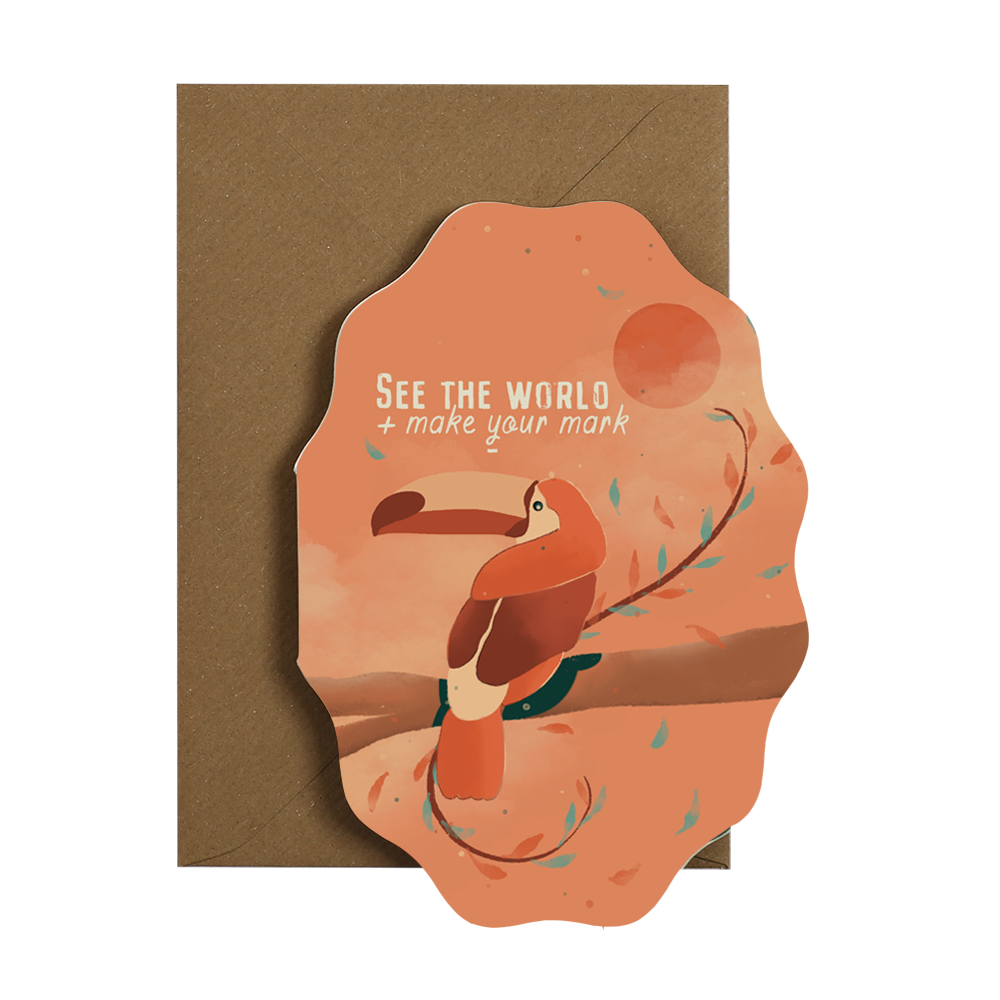 See the World Make Your Mark Safe Travels Card