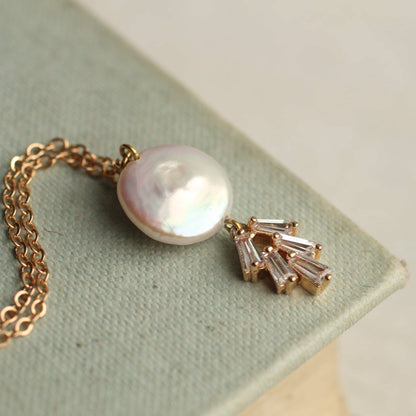 Art Deco Freshwater Pearl Necklace