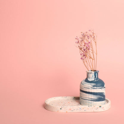 White Terrazzo Trinket Tray