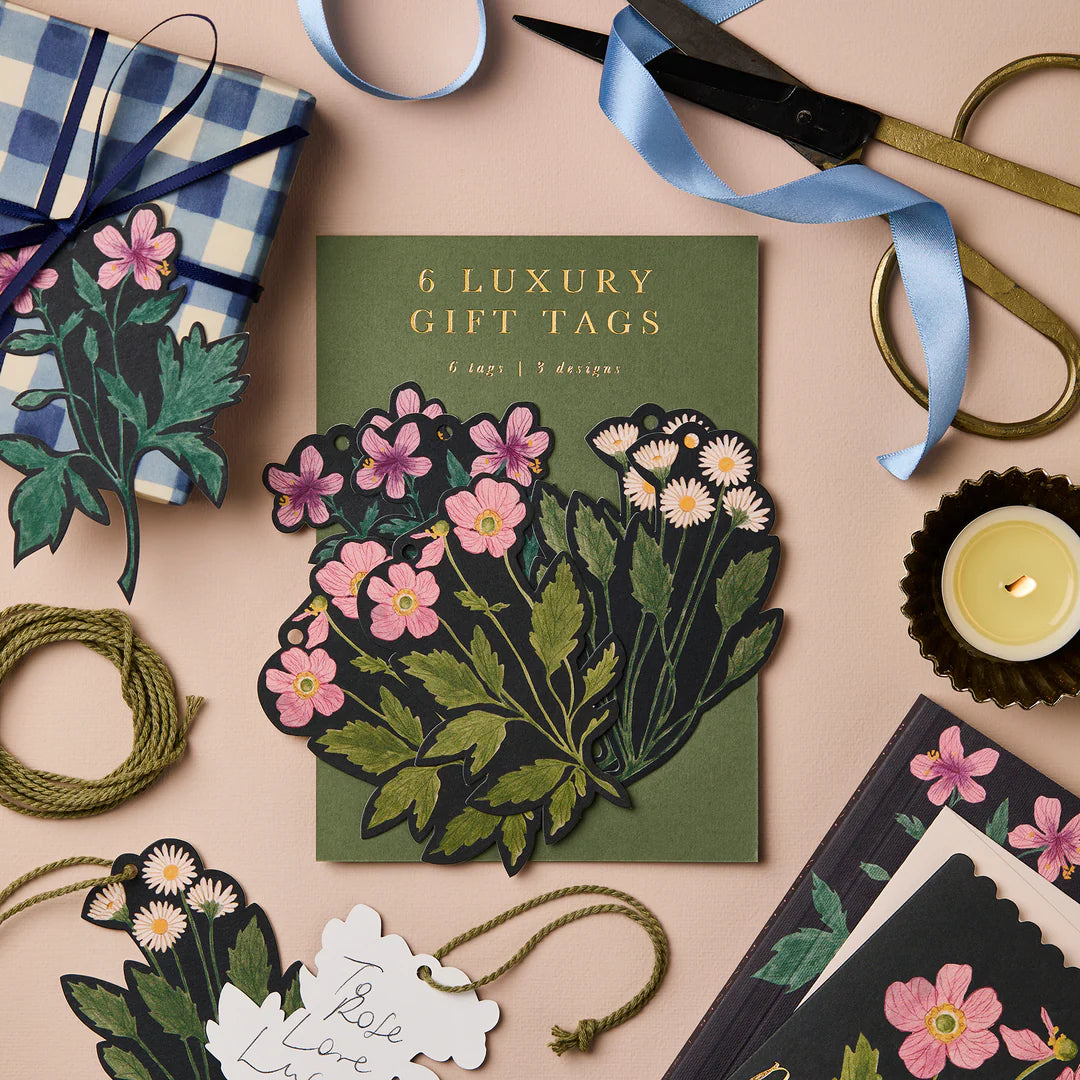 Botanical Gift Tags, Pack of 6