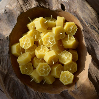 Beeswax Pine Tree Christmas Candles