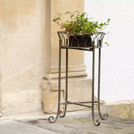Raised Vintage Style Metal Planter on Legs