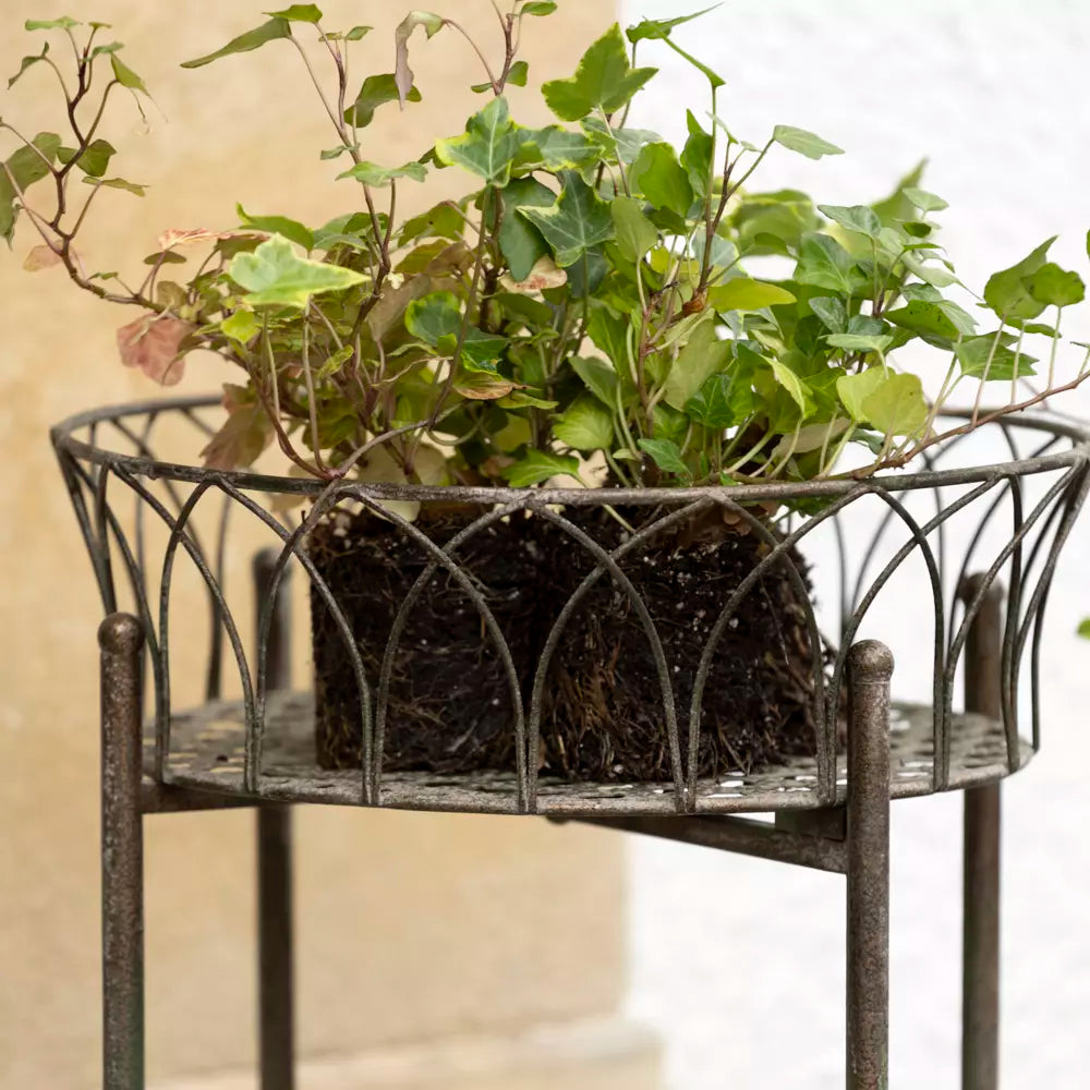 Raised Vintage Style Metal Planter on Legs