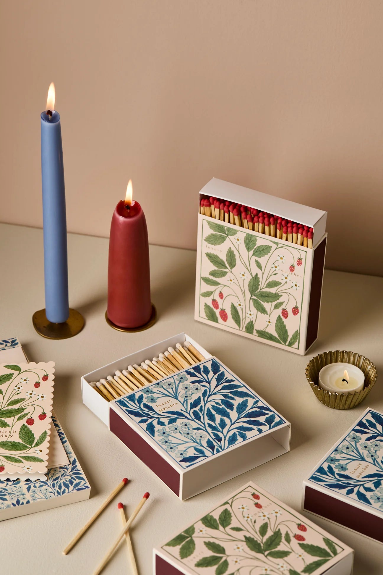 Strawberries Artisan Safety Matches