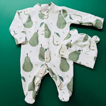 Pears Organic Cotton Baby Sleep Suit Onesie