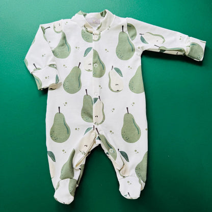 Pears Organic Cotton Baby Sleep Suit Onesie