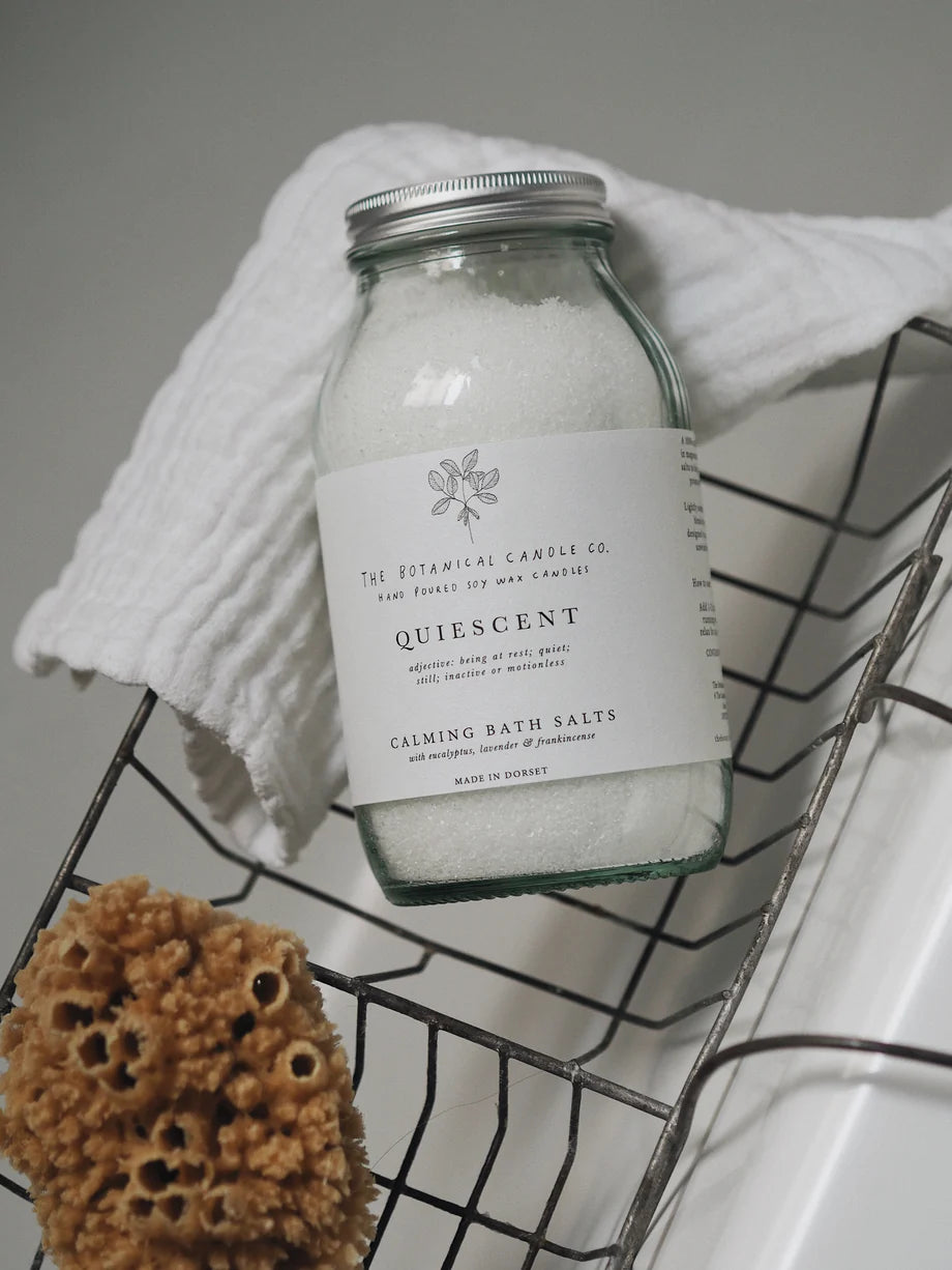 Quiescent 100% Natural Essential Oil Bath Salts