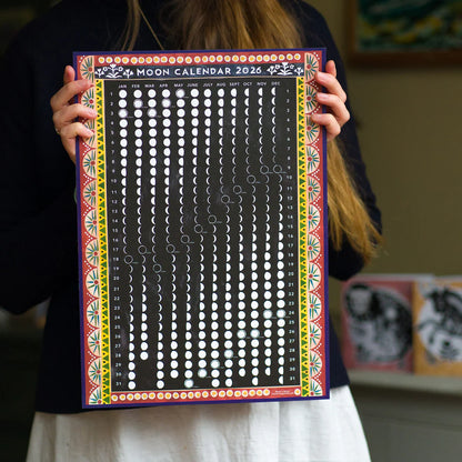 Lunar Moon Phases Calendar 2026