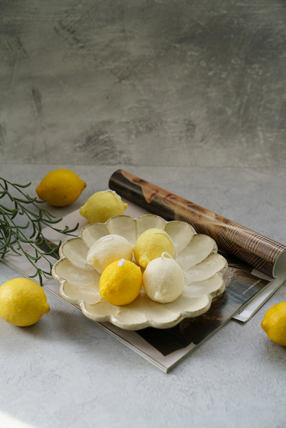 Lemon Shaped Handmade Soy Wax Scented Candle