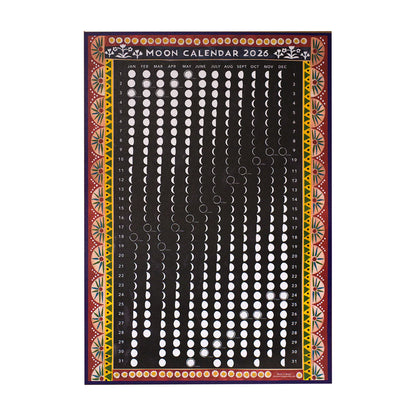 Lunar Moon Phases Calendar 2026