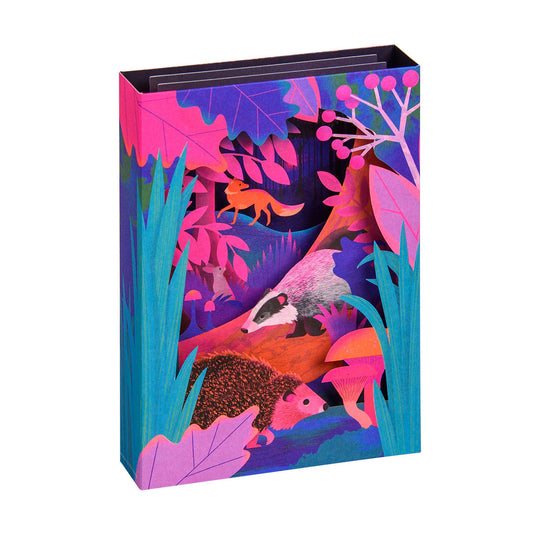 3D British Woodland Childrens Birthday Card