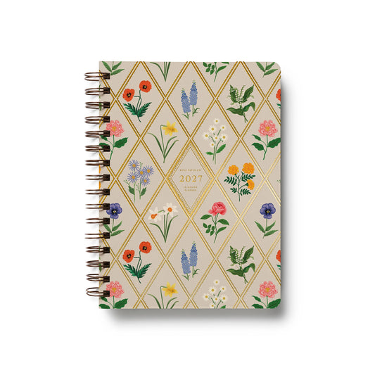 2027 Garden Study Softcover Spiral Diary Planner Rifle Paper Co.