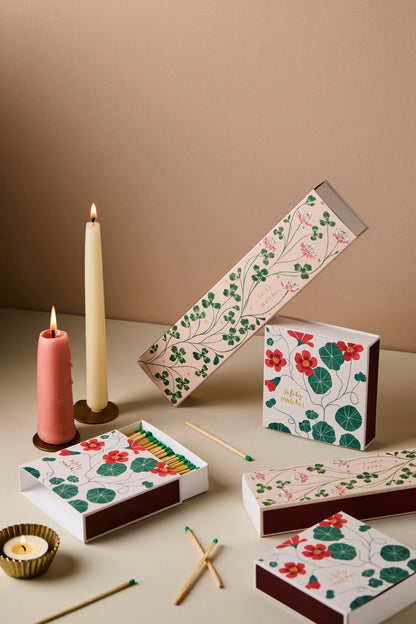 Wanderlust Paper Co. Nasturtium Matches Square Safety Matches