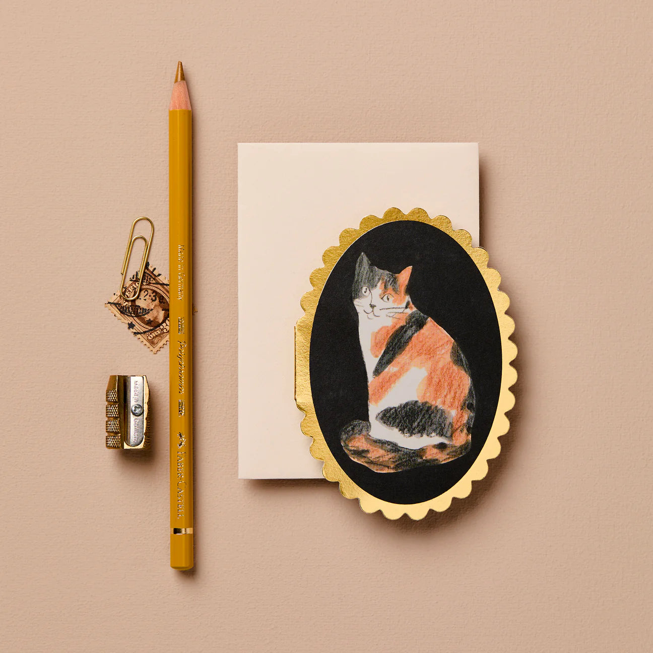 Calico Cat Mini Card