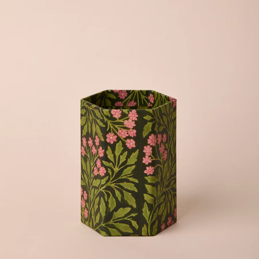 Green Flora Pen Pot by Wanderlust Paper Co