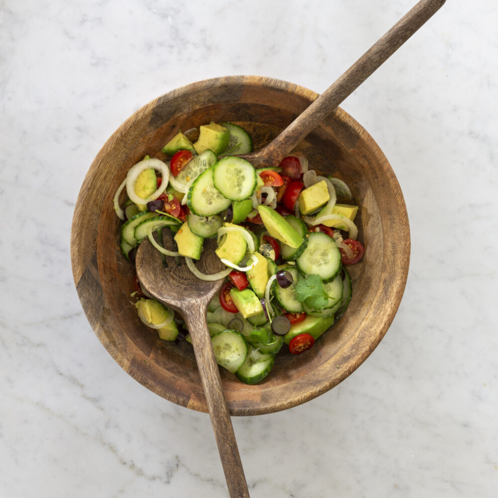 Mango Wooden Salad Bowl Medium