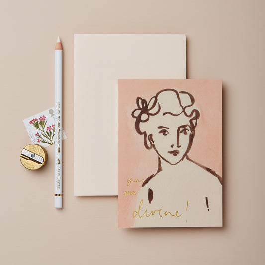 You Are Divine Greetings Card