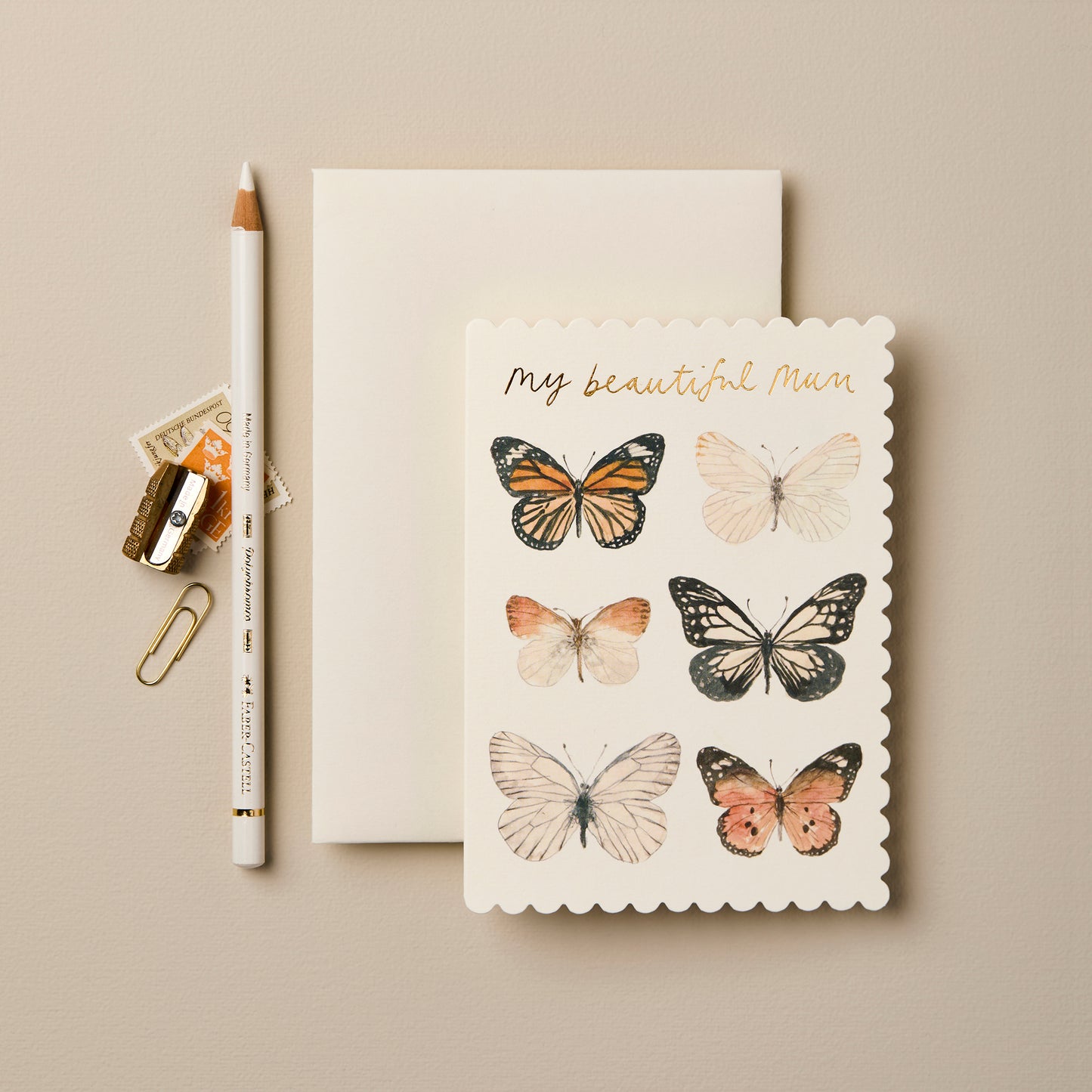 Beautiful Mum Butterfly Mothers Day Card