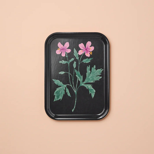 Geranium Tea Tray