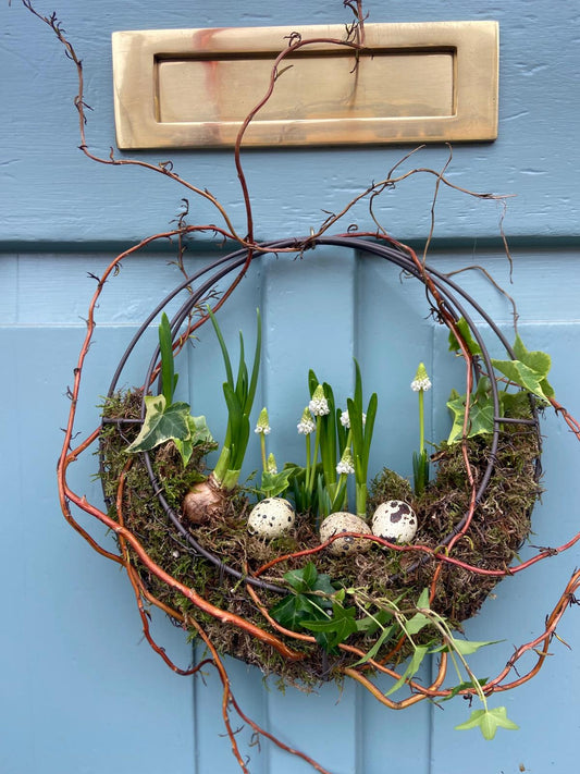 Wild Muscari Door Wreath