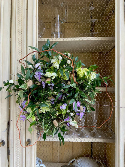 Spring Workshop - Wild Easter Planted Wreath/ Table Centrepiece At Ash House Somerset