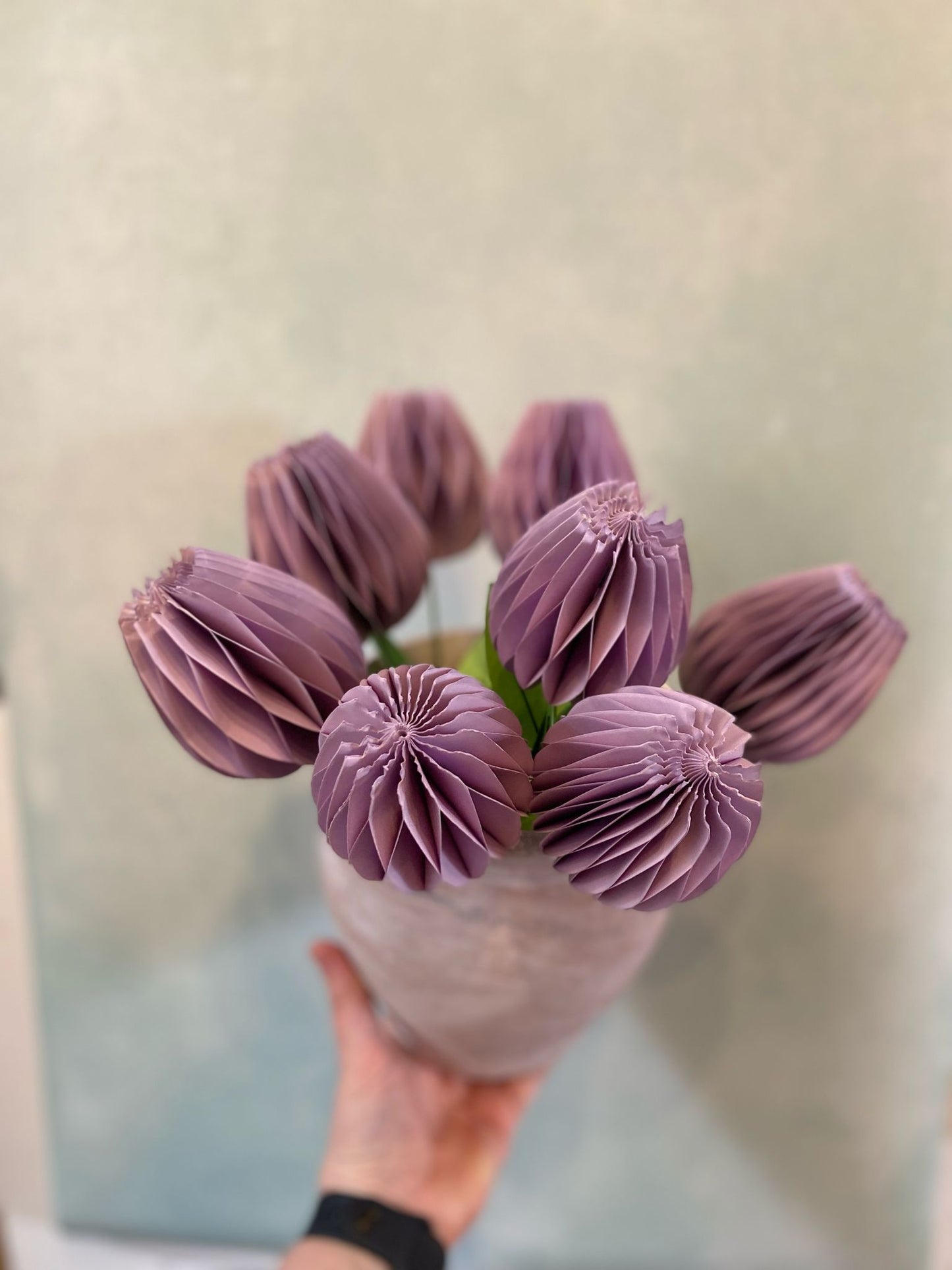 Honeycomb Paper Tulip Spring Flower Decorations