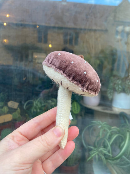 Mixed Red Velvet Mushroom Decs