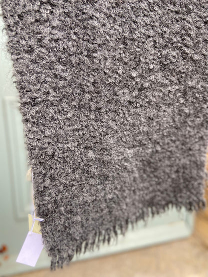 Teddy Super Soft Cosy Scarf, Charcoal