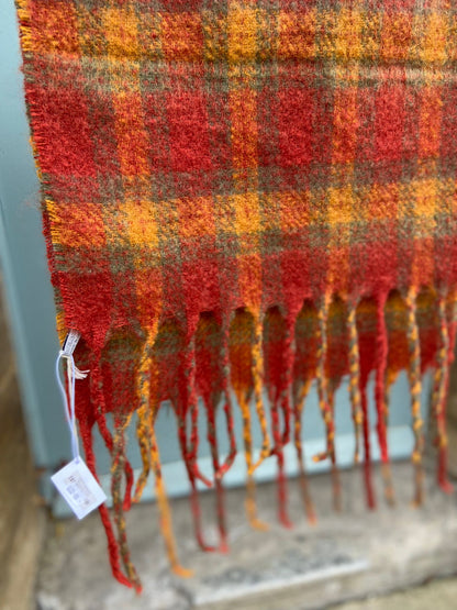 Tartan Super Soft Cosy Scarf, Autumn