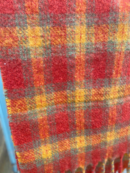 Tartan Super Soft Cosy Scarf, Autumn