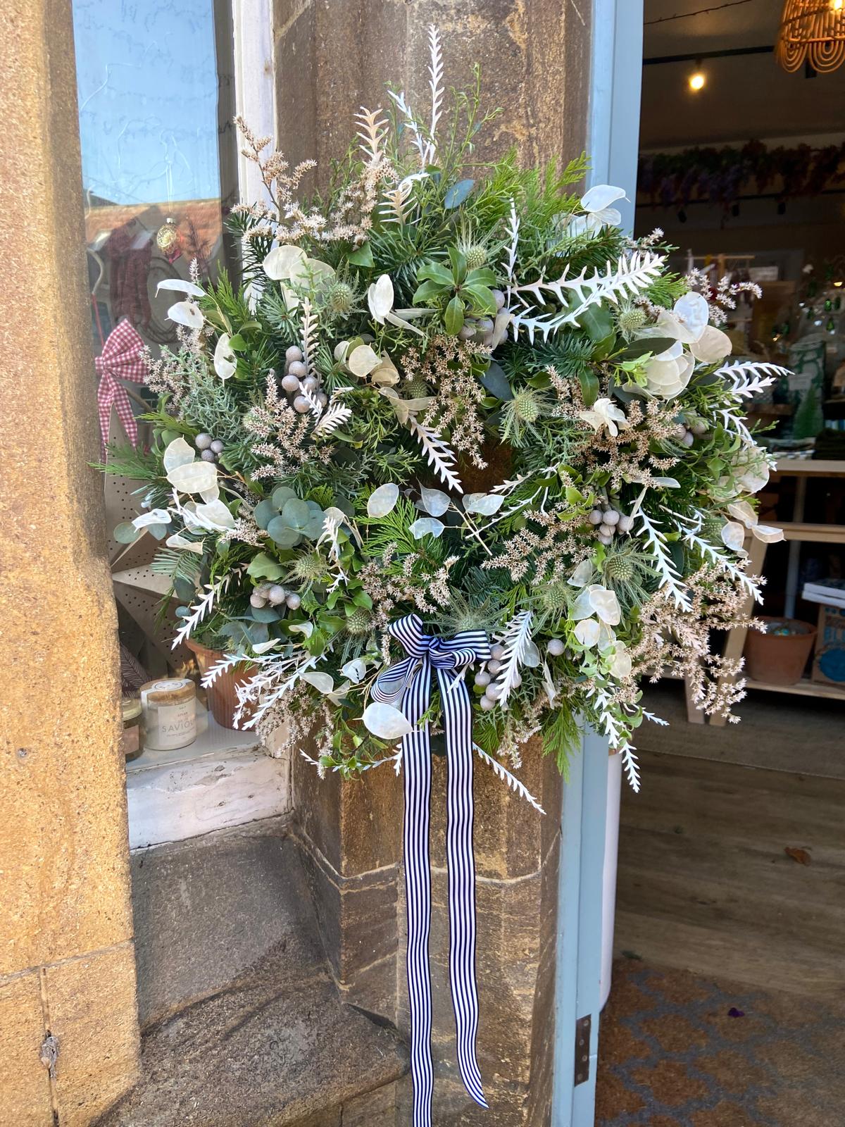 The Humbug Fresh Door Wreath