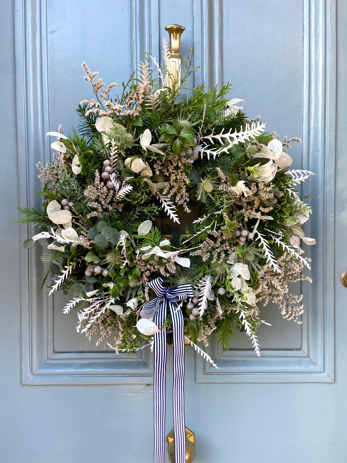 The Humbug Fresh Door Wreath