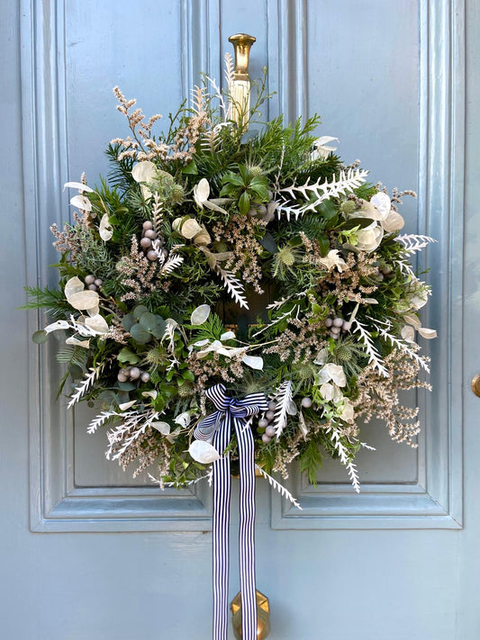 The Humbug Fresh Door Wreath