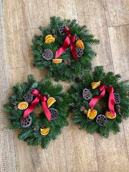Christmas Classic Grave Wreath