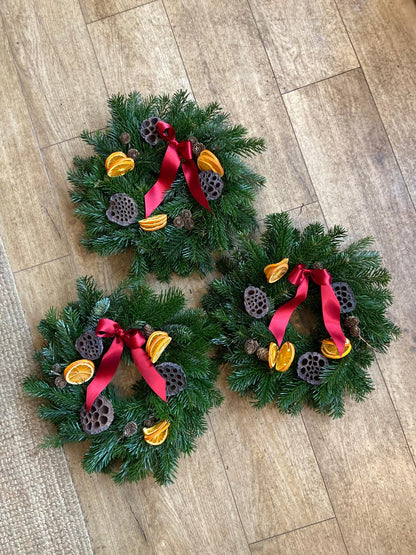 Christmas Classic Grave Wreath