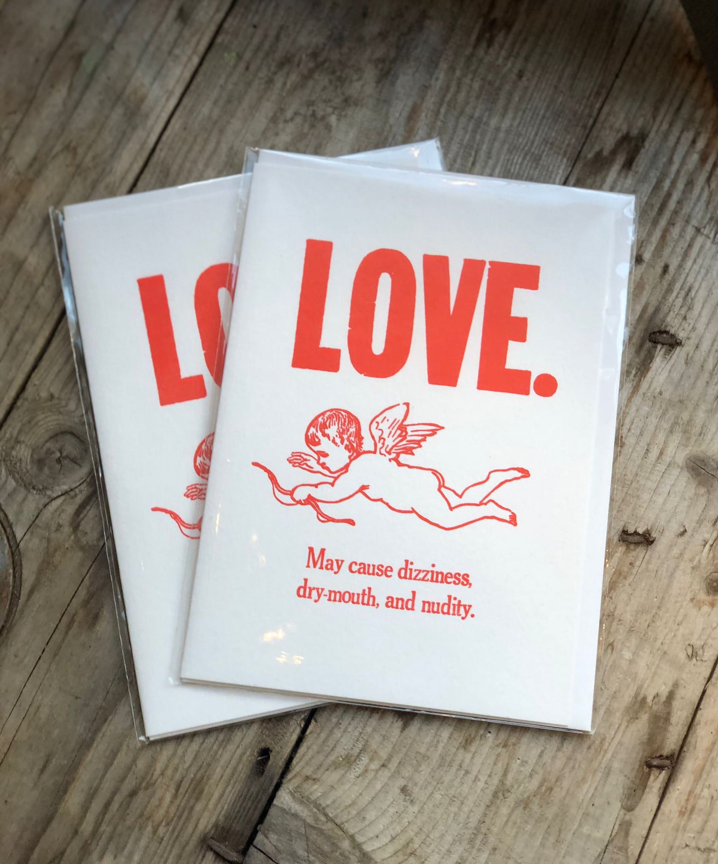 LOVE. Cherub Card