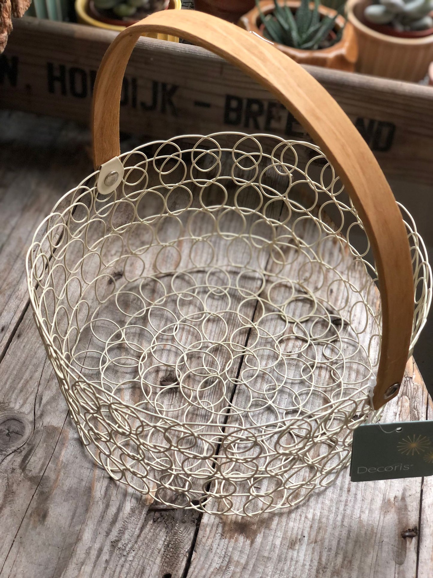 Easter Pastel Wire Baskets