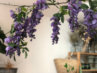 Silk Wisteria Flower Garland