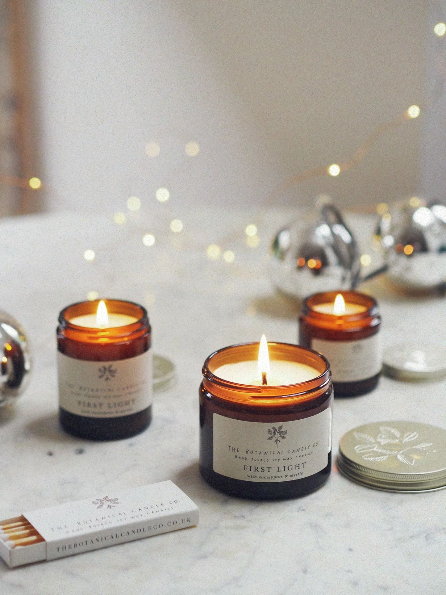 The Winter Light Collection - Luxury Botanical Scented Candles