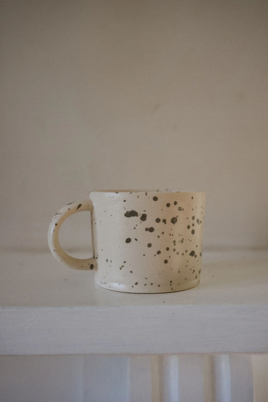 Pebble Stoneware Splatterware Hand Painted Mug