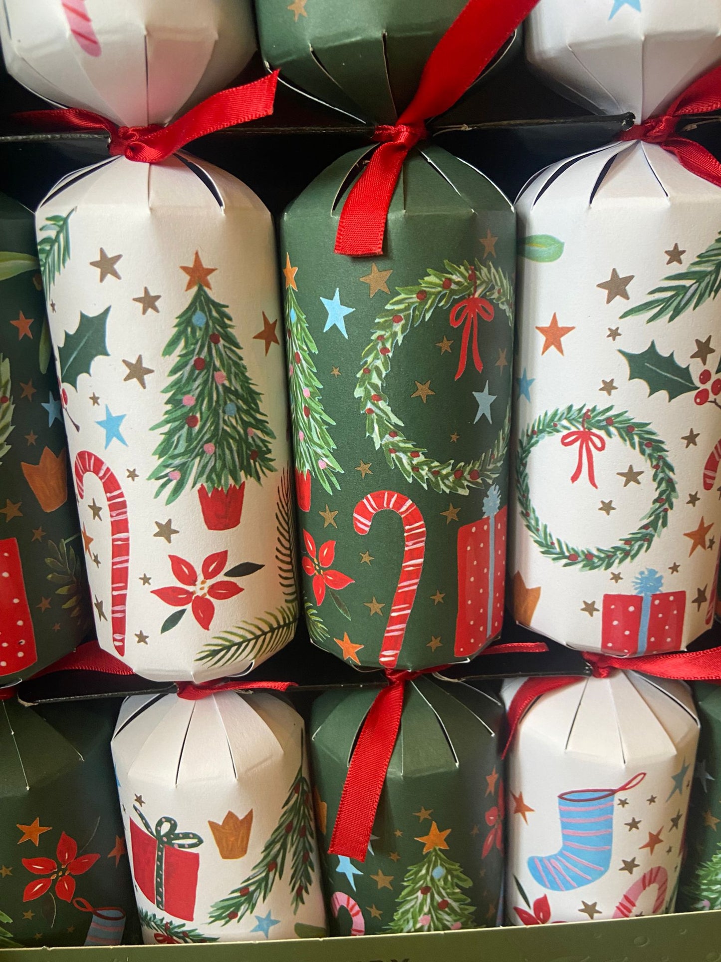 Holly & Ivy Luxury Christmas Crackers 6 pack