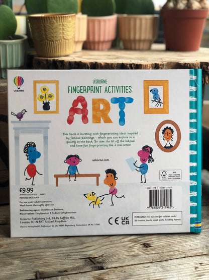 Fingerprint Activities: Art Book for Children