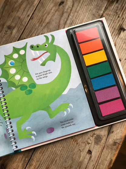 Fingerprint Activities: Art Book for Children