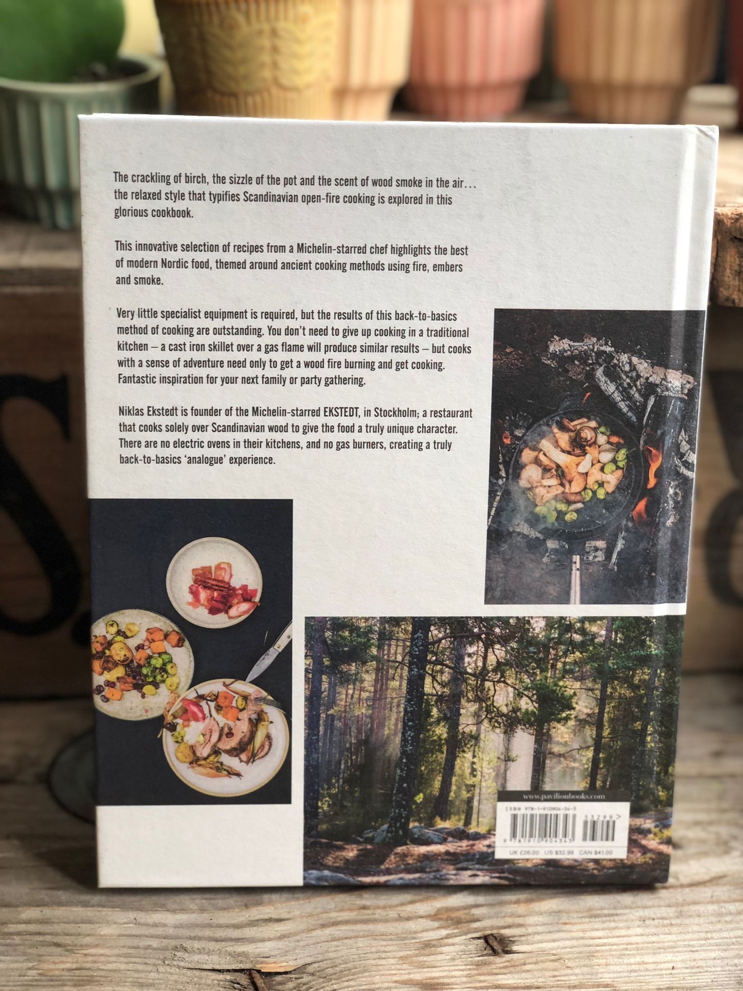 Food From The Fire Hardback Book by Niklas Ekstedt,