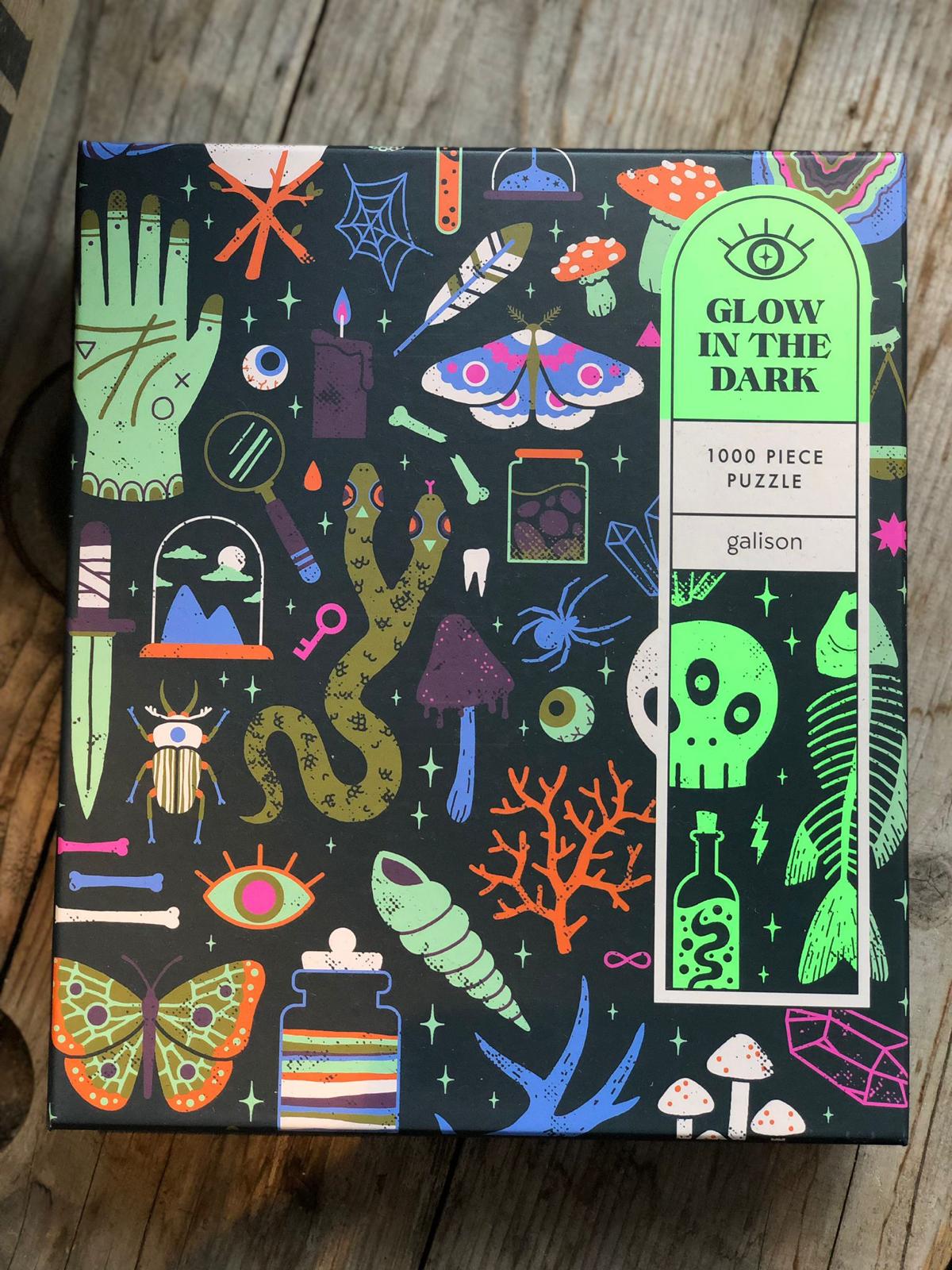 Occult and Curious Glow In The Dark 1000 Piece Jigsaw Puzzle