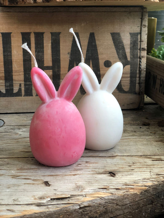 Handmade Soy Wax Bunny Ears Candle