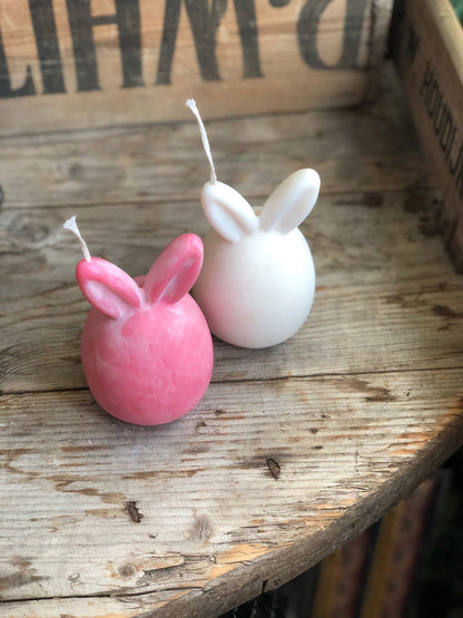 Handmade Soy Wax Bunny Ears Candle