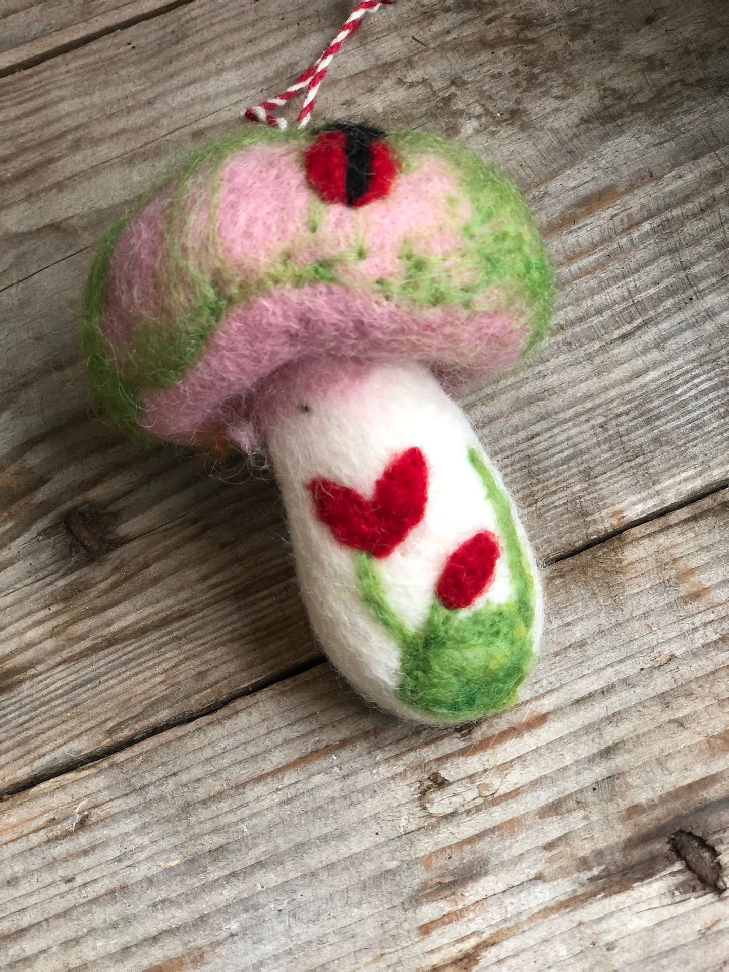 Felt Mushroom Handmade Decoration