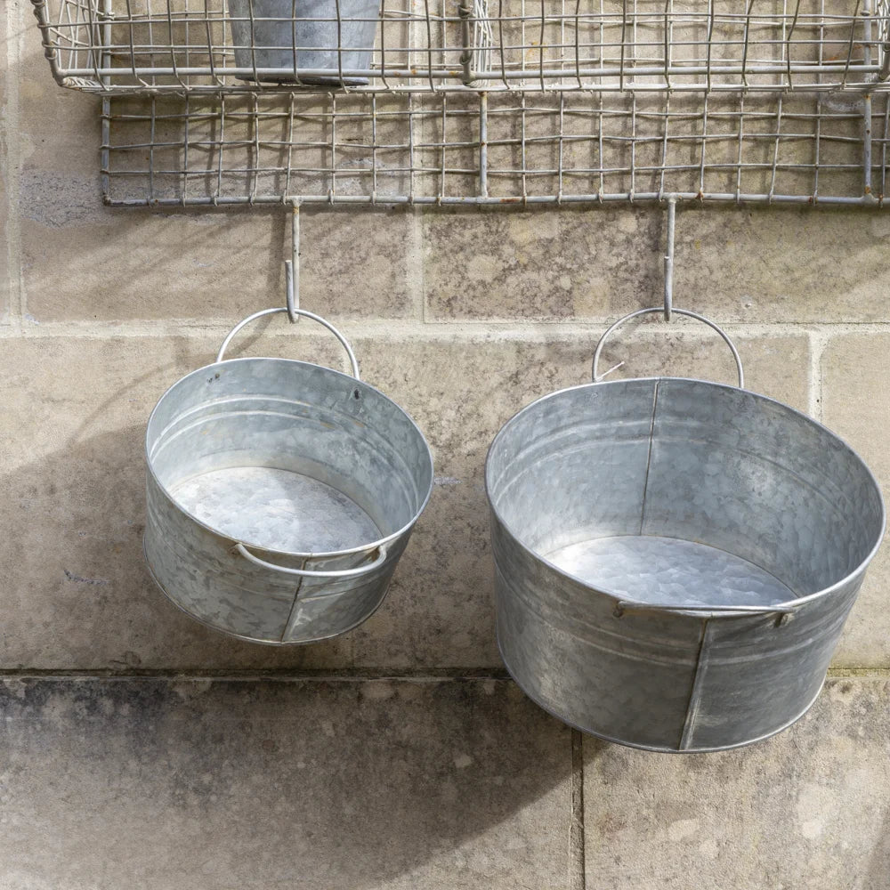 Zinc Round Bowl with Handles